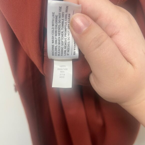 Duluth Trading Co Noga Classic Pants S 29" Nylon/Spandex Stretch orange Red - Picture 6 of 11